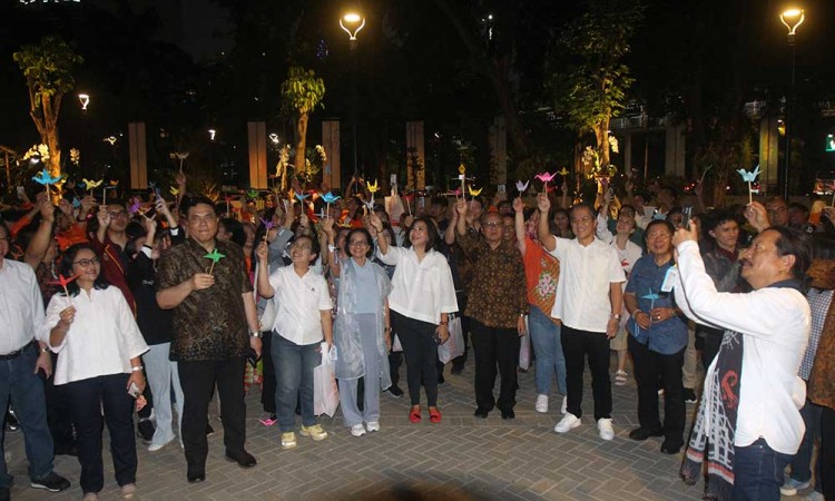 Peresmikan Ruang Terbuka Hijau di Kampus I Semanggi Atma Jaya Jakarta