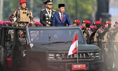 Presiden Joko Widodo Pimpin Upacara Hari Ulang Tahun (HUT) ke-79 Tentara Nasional Indonesia