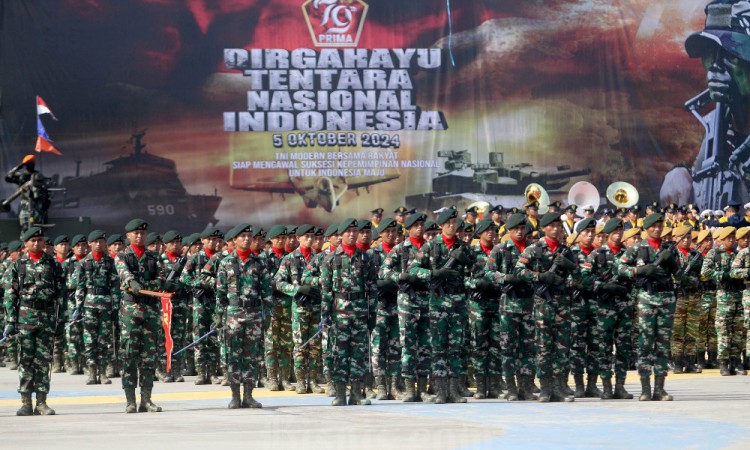 Keseruan Perayaan HUT TNI di Makassar