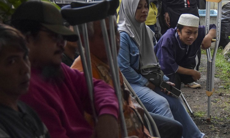 Pembagian Kaki Palsu Gratis Untuk 3.500 Orang Disabilitas di Kota Tasikmalaya