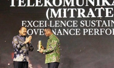 Miratel Terima CGC Award Kategori Excellence Sustainability Governance Performance