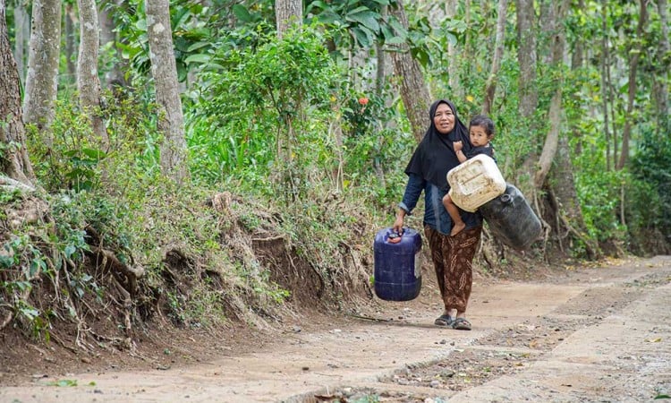 Puluhan Desa di Lumajang Jawa Timur Terdampak Kekeringan