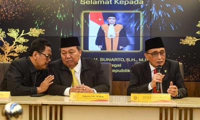 Sunarto Berikan Keterangan Usai Dirinya Terpilih Menjadi Ketua Mahkamah Agung terpilih periode 2024-2029