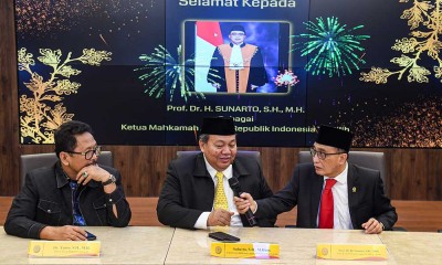 Sunarto Berikan Keterangan Usai Dirinya Terpilih Menjadi Ketua Mahkamah Agung terpilih periode 2024-2029