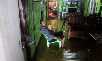 Sejumlah Kecematan di Riau Menjadi Langganan Banjir Rob