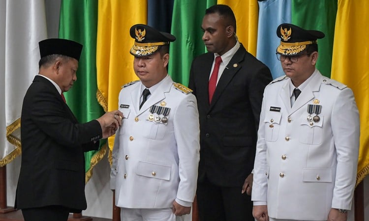 Pelantikan Pj Gubernur DKI Jakarta dan Papua Tengah