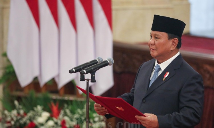 Presiden Prabowo Subianto Melantik Menteri Kabinet Merah Putih