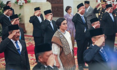 Presiden Prabowo Subianto Melantik Menteri Kabinet Merah Putih