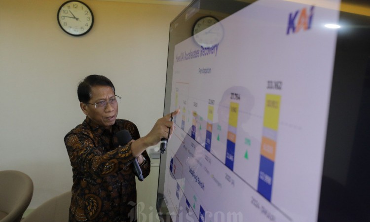 Didiek Hartantyo Berbagai Pengalaman Memimpin KAI Saat Acara Leaders Day di Bisnis Indonesia