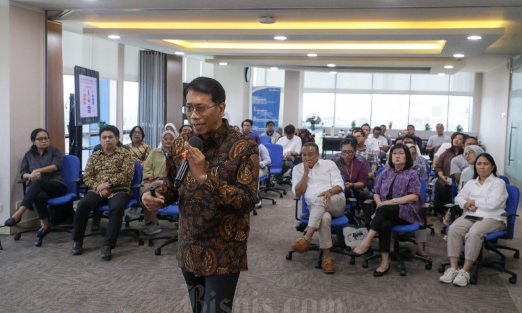 Didiek Hartantyo Berbagai Pengalaman Memimpin KAI Saat Acara Leaders Day di Bisnis Indonesia