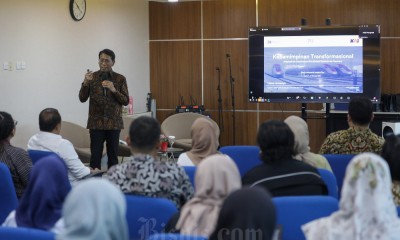 Didiek Hartantyo Berbagai Pengalaman Memimpin KAI Saat Acara Leaders Day di Bisnis Indonesia