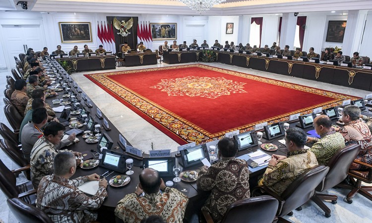 Sidang Kabinet Paripurna Perdana Kabinet Merah Putih