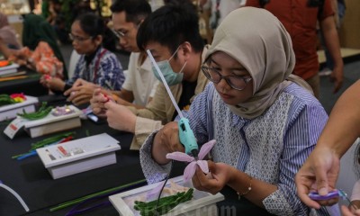 Workshop 3D Flower Lamp Pada Pertamina SMEXPO 2024