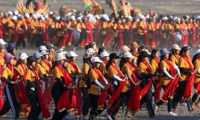 Persiapan Festival Gandrung Sewu