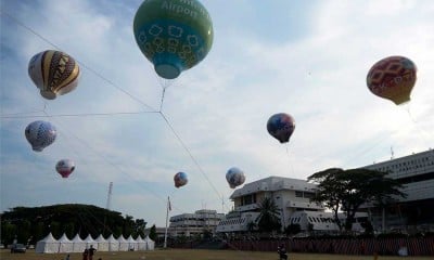 Penerbangan Balon Udara di Lampung Meriahkan Festival Nemui Nyimah