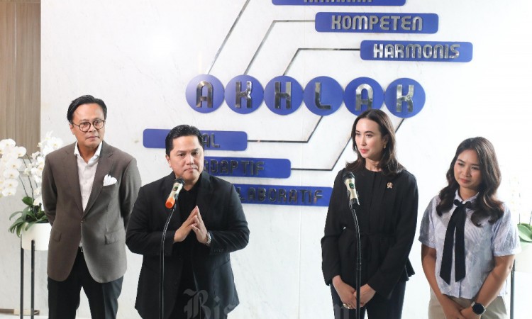 Erick Thohir Bertemu Menteri Pariwisata Widiyanti Putri Wardhana Bahas Kolaborasi di Sektor Pariwisata