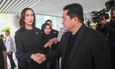 Erick Thohir Bertemu Menteri Pariwisata Widiyanti Putri Wardhana Bahas Kolaborasi di Sektor Pariwisata