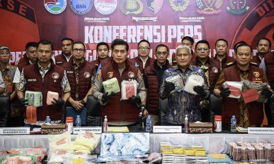 Bareskrim Polri Ungkap Jaringan Narkoba Internasional