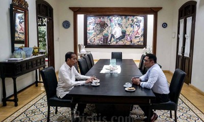 Cagub DKI Jakarta Ridwan Kamil Sowan ke Jokowi