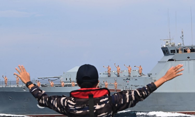 Latihan Bersama Angkatan Laut Indonesia Dan Rusia Orruda 2024