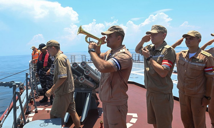 Latihan Bersama Angkatan Laut Indonesia Dan Rusia Orruda 2024