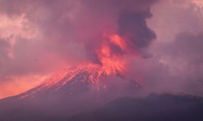 Hujan Pasir Erupasi Gunung Lewotobi