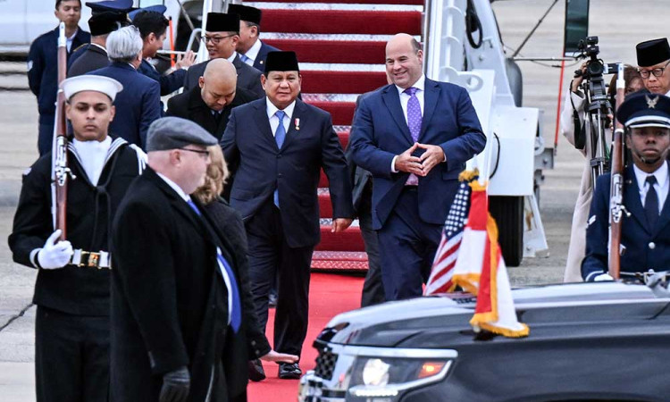 Presiden Prabowo Subianto Tiba di Amerka Serikat