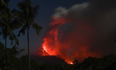 Aktivitas Vulkanik Gunung Lewotobi Laki-laki Masih Tinggi