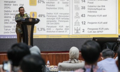 Realisasi Penyaluran KUR Hingga 31 Oktober 2024 Mencapai Rp246,58 Triliun