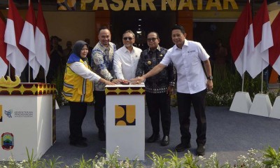 Peresmian Pasar Natar Lampung Selatan