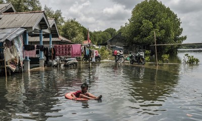 Banjir Rob Di Kampung Sembilangan Bekasi