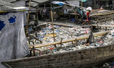 Kampung Dadap di Tangerang Dipenuhi Sampah