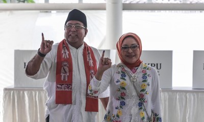 Rano Karno "Si Doel" Gunakan Hak Pilih Di Lebak Bulus