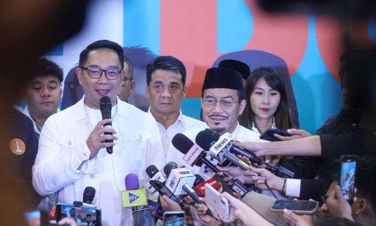 Ridwan Kamil dan Suswono Tanggapi Hasil Hitung Cepat