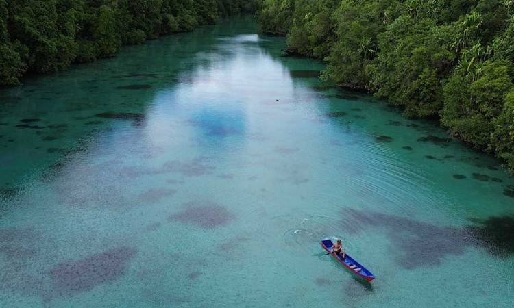 Keindahan Destinasi Wisata Laguna Kehe Daing di Kalimantan Timur