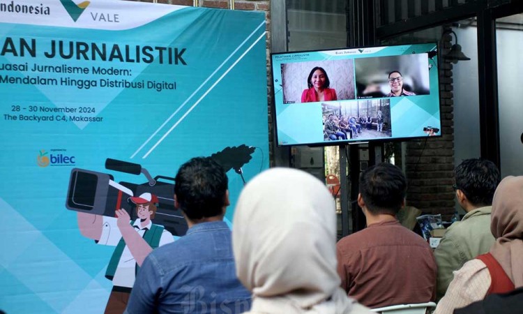 Bisnis Indonesia dan Vale Indonesia Gelar Pelatihan Jurnalistik