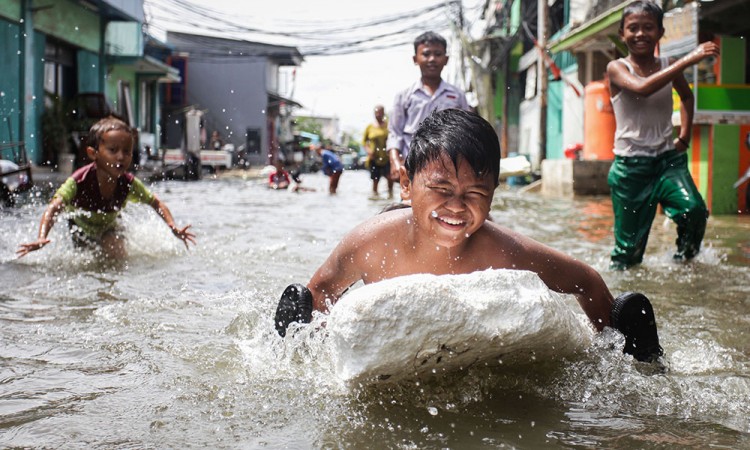 Banjir Rob Kembali Melanda Jakarta Utara