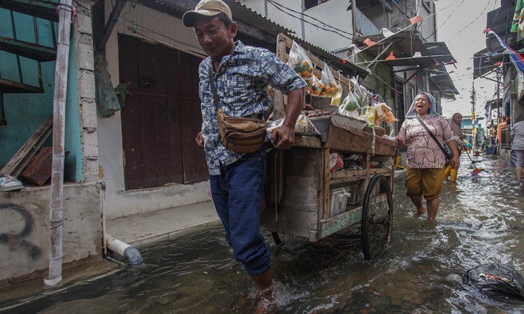 Banjir Rob Kembali Melanda Jakarta Utara