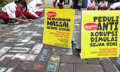 Keseruan Peringatan Hari Anti Korupsi di Sekolah Dasar