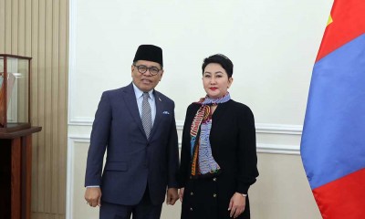 Pertemuan Bilateral Indonesia dan Mongolia