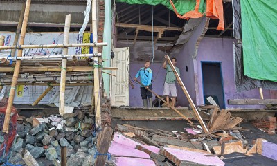 Puluhan Rumah Rusak Dampak Cuaca Buruk Di Mataram