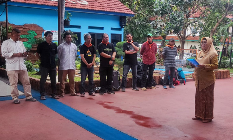 Palastu Gelar Diklatsar Ke-36 di Gunung Geger Bentang