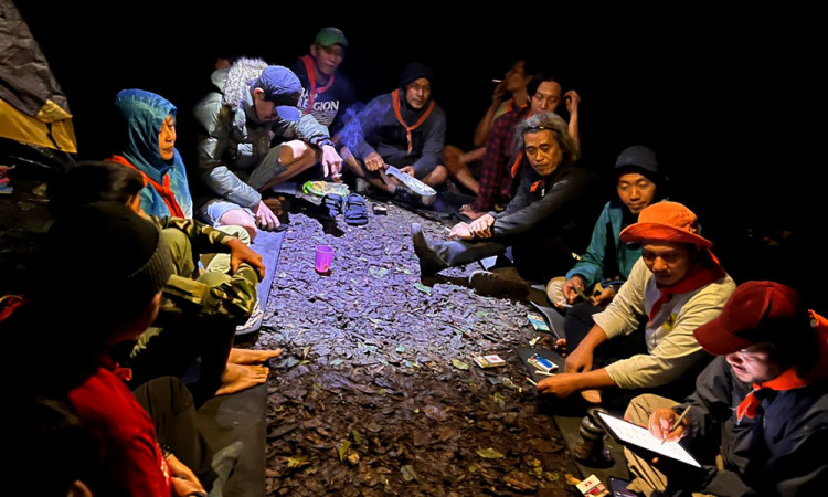 Palastu Gelar Diklatsar Ke-36 di Gunung Geger Bentang