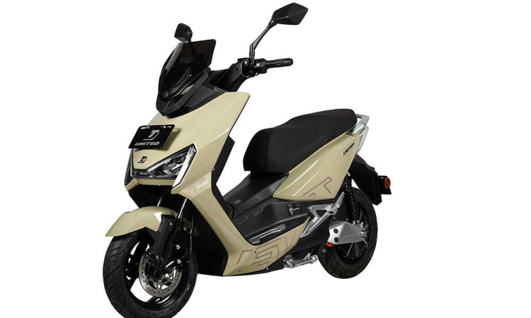 United E-Motor NEW T1800, Motor Listrik Urban Yang Gesit dan Sat Set di Jalan Raya