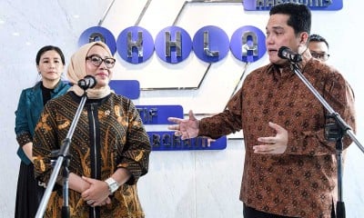 Erick Thohir Bertemu Arifah Fauzi Bahas Sinkronisasi Program Antar Kementerian