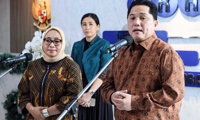 Erick Thohir Bertemu Arifah Fauzi Bahas Sinkronisasi Program Antar Kementerian