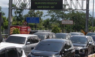 Kepadatan di Jalan Tol Malang-Pandaan Saat Libur Natal dan Tahun Baru