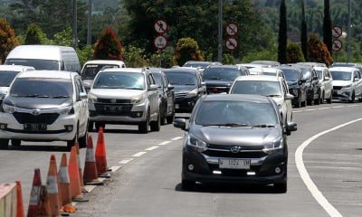 Kepadatan di Jalan Tol Malang-Pandaan Saat Libur Natal dan Tahun Baru