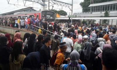 Jumlah Penumpang KRL Jabodetabek Meningkat