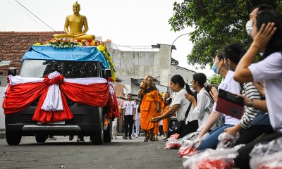 Biksu Thudong Pabajja Samanera Di Tangerang